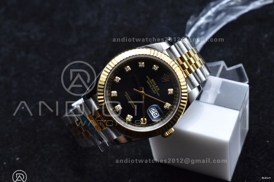 Best DateJust YG YG 41 Jubilee 126333 Dial Bracelet Diamonds 904L VR3235 On Clean SS Edition Steel 1:1 0426